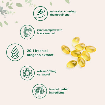 Fynix Oregano Oil Softgel Dietary Supplement